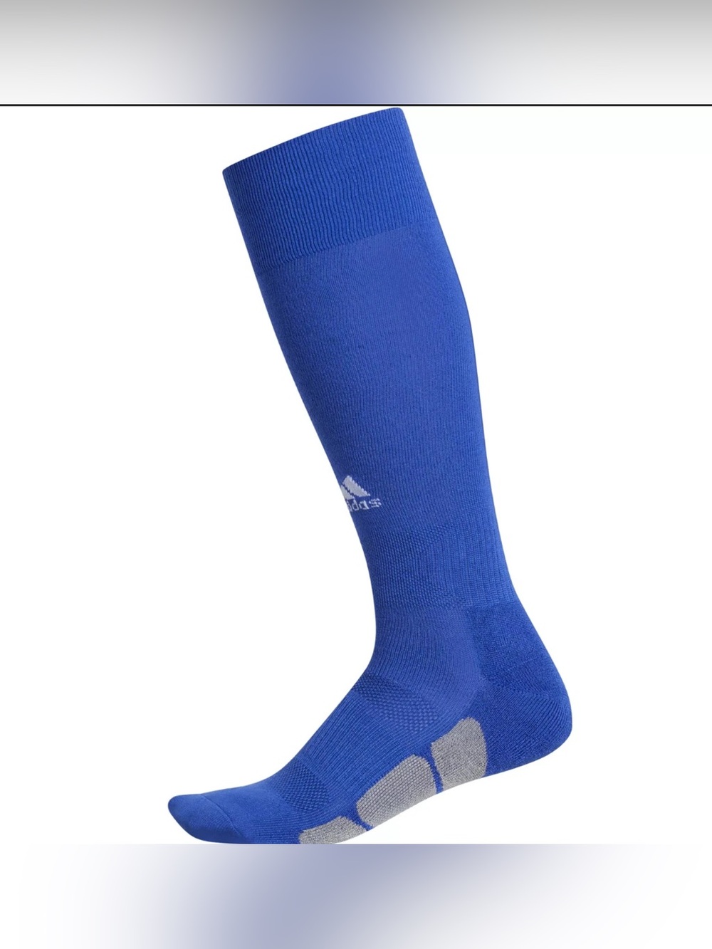 Adidas Aeroready Baseball Over the Calf Compression Sock 1 Pair Royal Blue SZ M